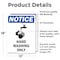 Signmission Safety Culture Sign, 12 in Width, Vinyl Decal, Rectangle OS-2PACK-NS-D-1218-V-13216 - alternate 5